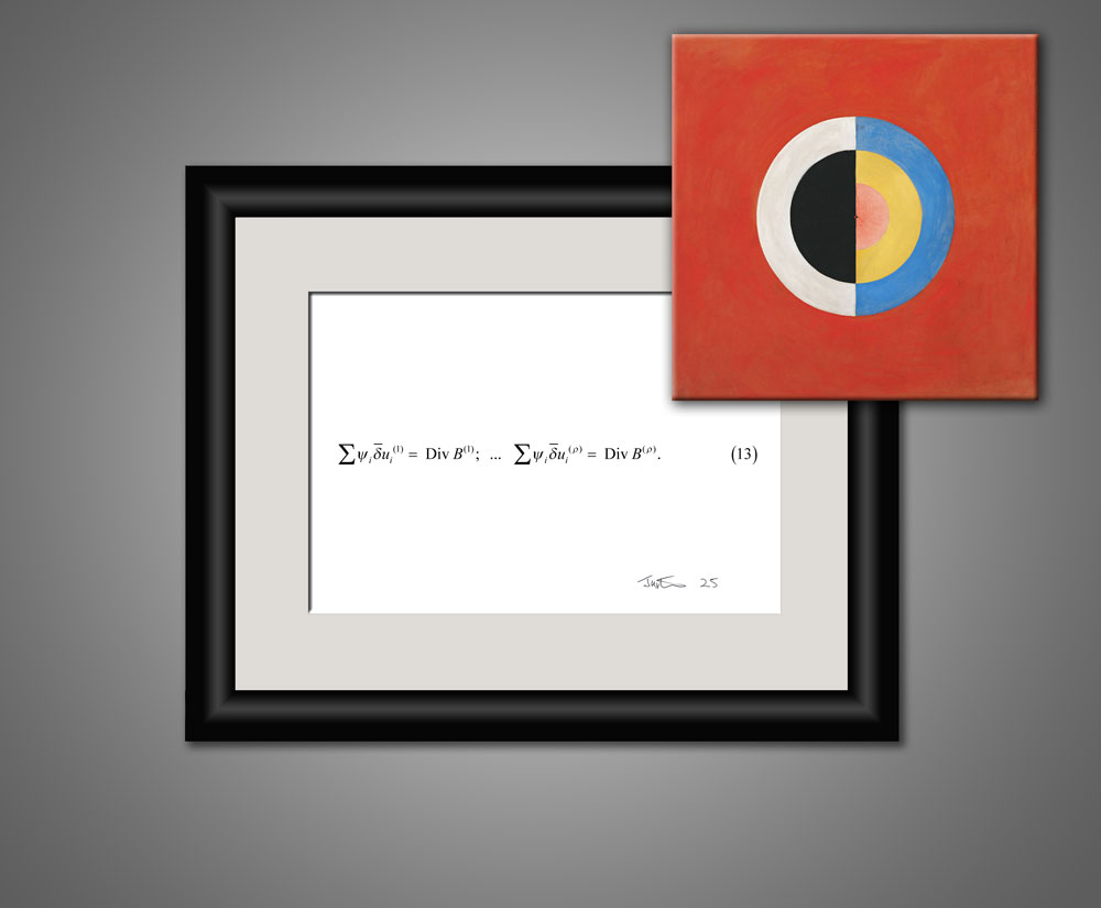 The Swan No 13 with Klint's Swan no 17 inset