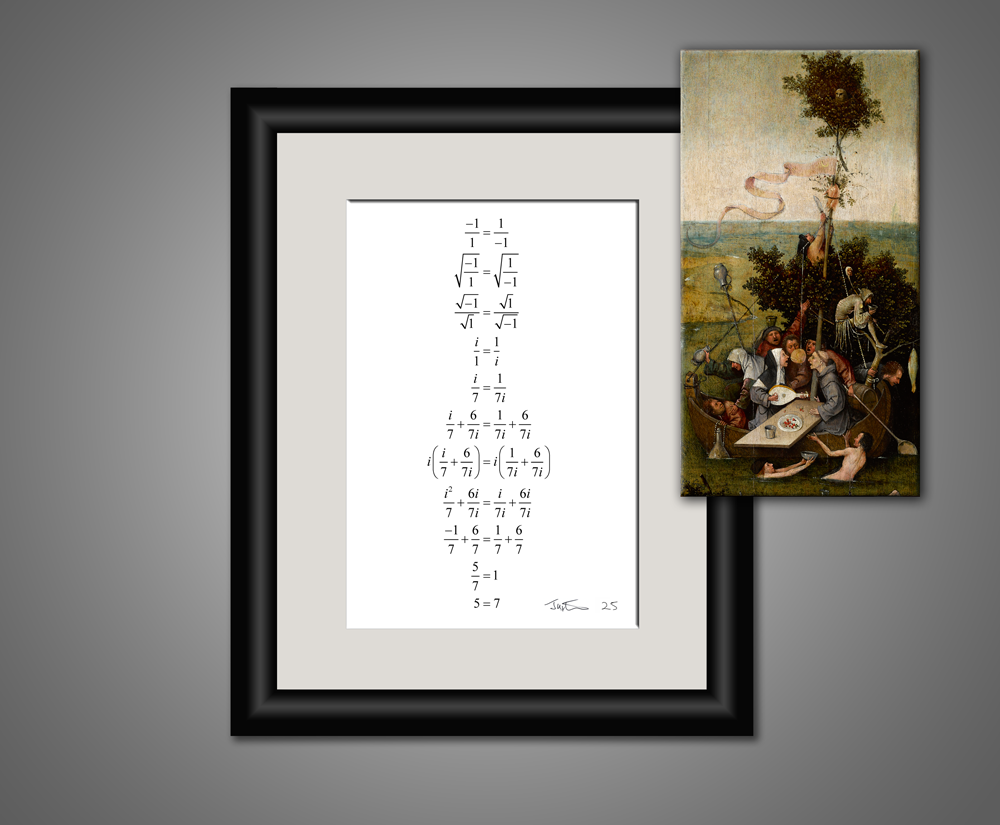 Ship of fools with Bosch inset